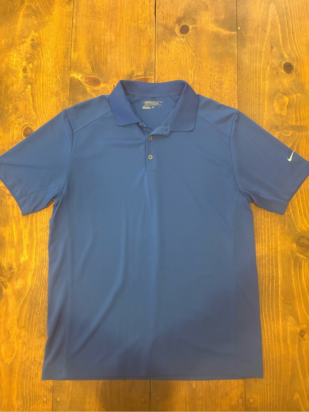 Nike Golf Tour Performance Dri-Fit Polo Blue Menโs L